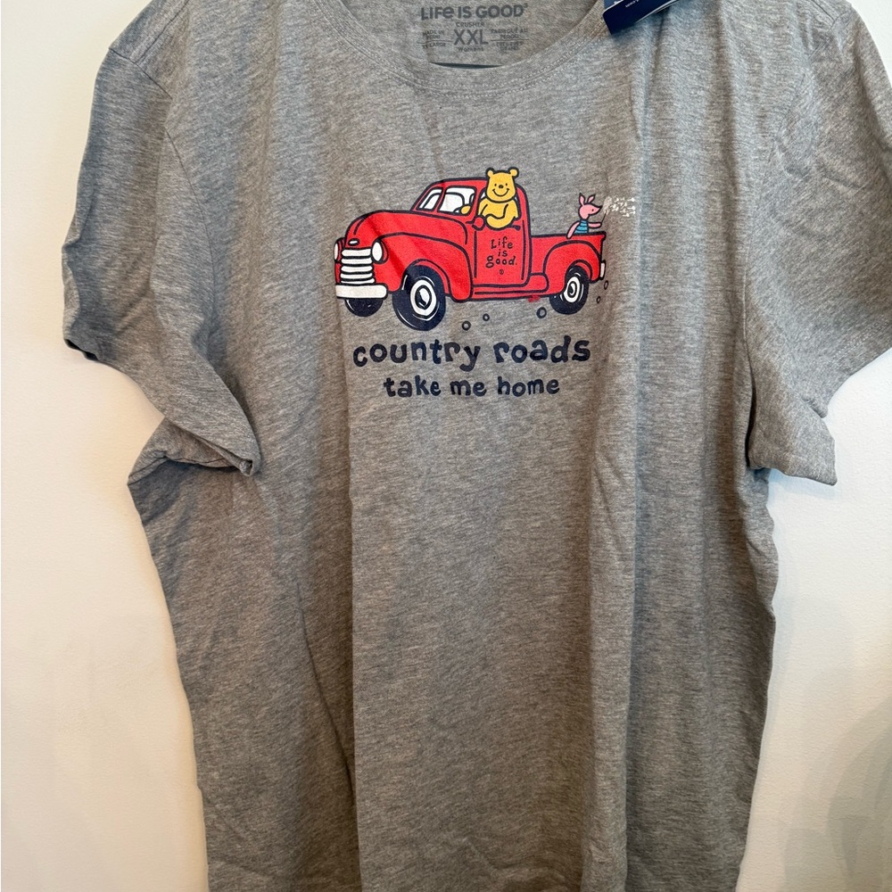 Life is Good Women’s Gray Graphic T-Shirt